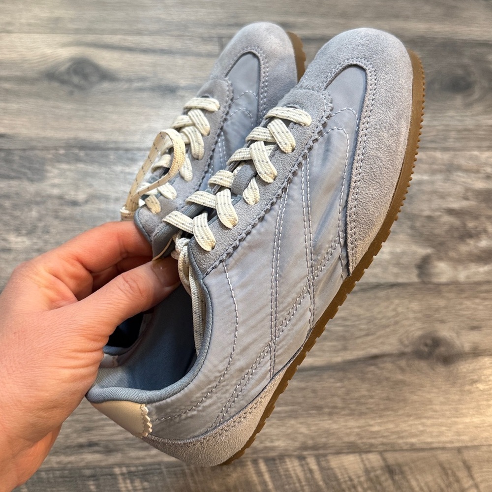 Zara soft sneakers shoes blue size 2 girls new